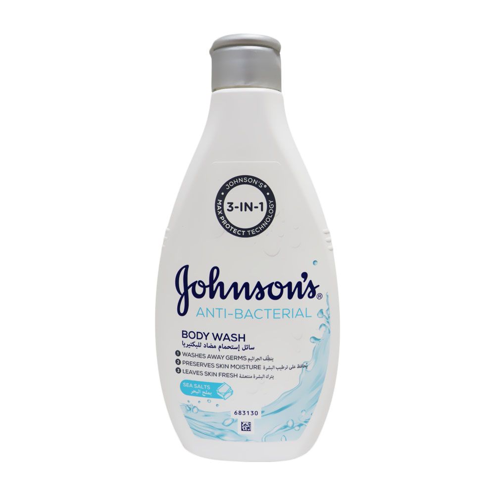 Johnson & Johnson 3 in 1 Antibacterial Sea Salt Body Wash 250 mL - Easy Pharmacy LLC