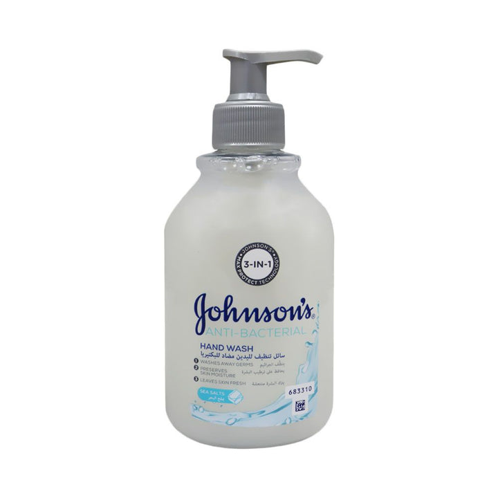 Johnson & Johnson 3 in 1 Antibacterial Sea Salt Hand Wash 300 mL - Easy Pharmacy LLC