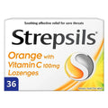 Strepsils Orange with Vitamin C Lozenges 36's