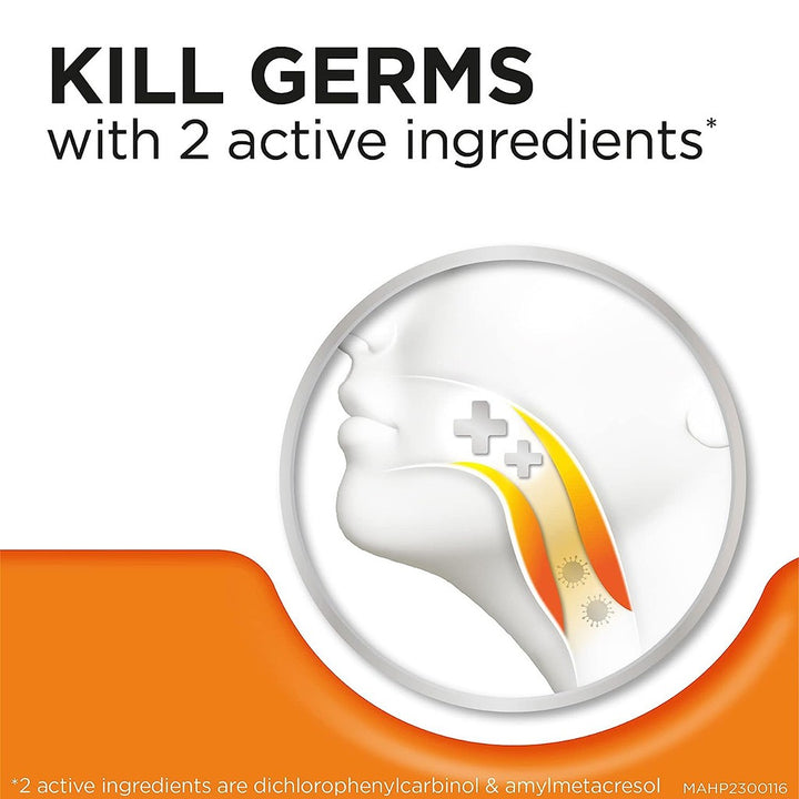 Strepsils Orange with Vitamin C Lozenges 36's - Easy Pharmacy LLC