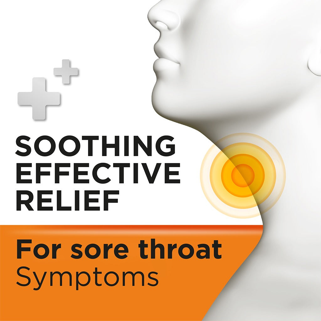 Strepsils Orange with Vitamin C Lozenges 36's - Easy Pharmacy LLC