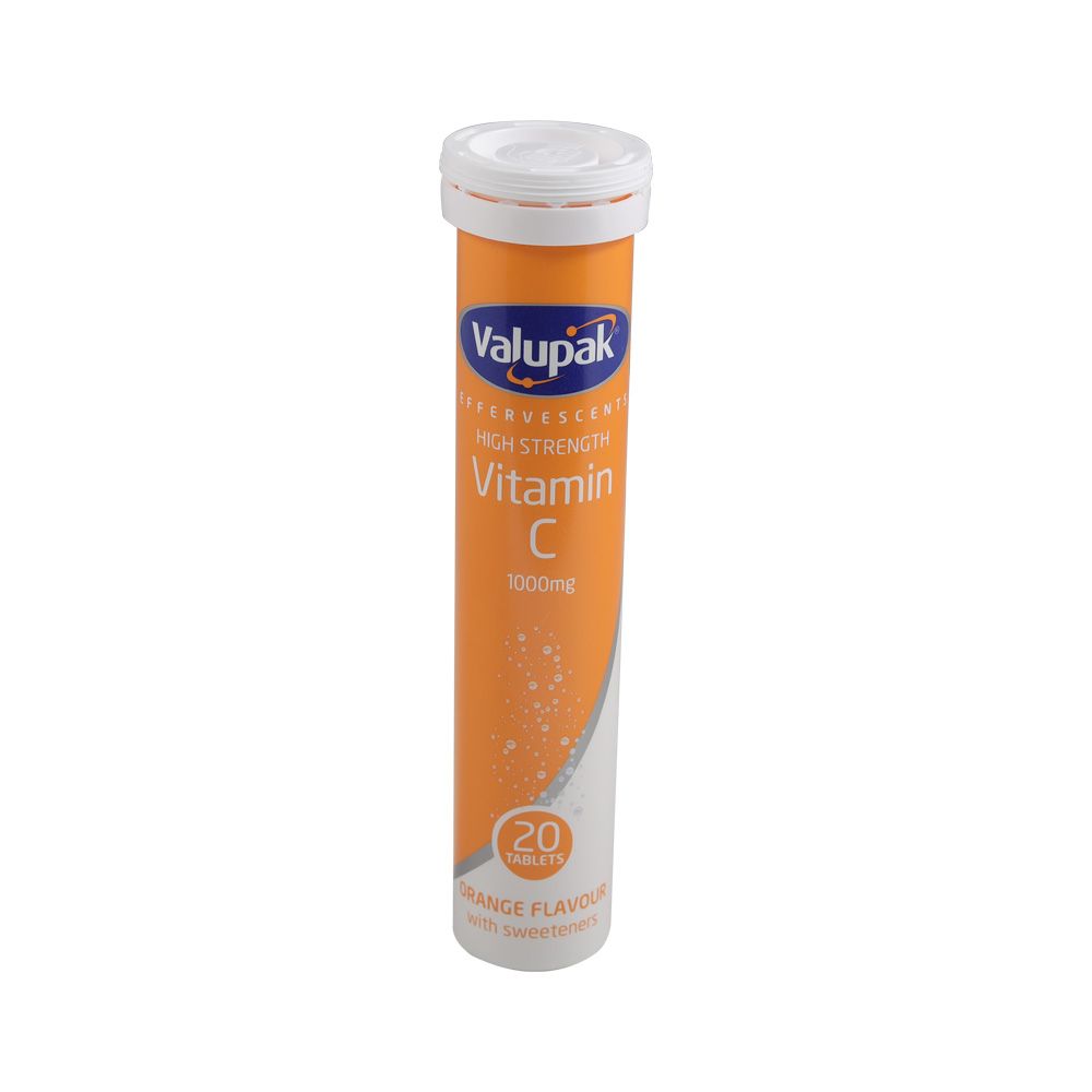 Valupak Vitamin C 1000 mg Effervescent Tablets 20's - Easy Pharmacy LLC