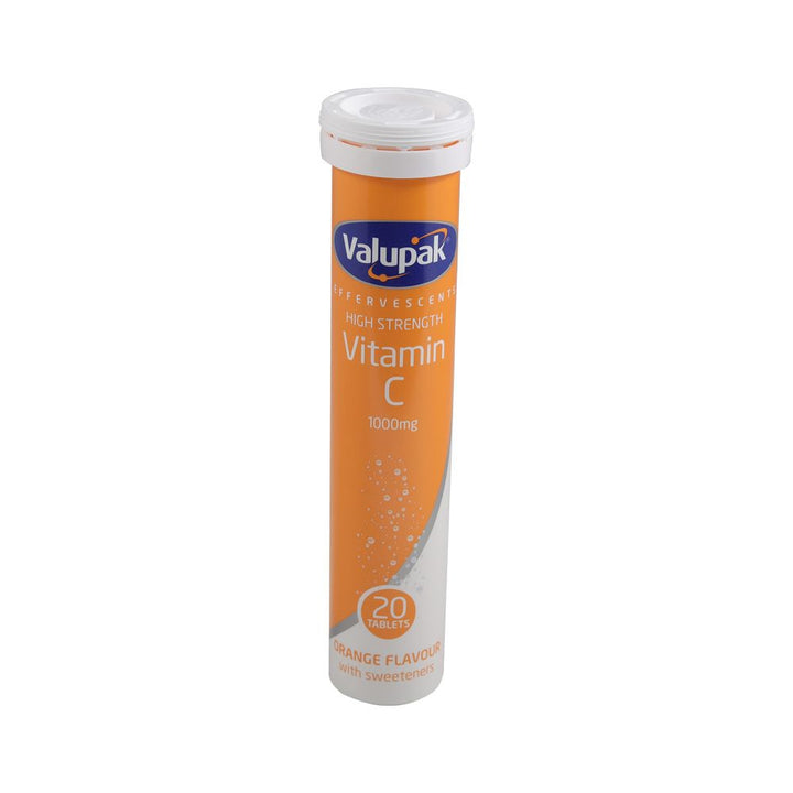 Valupak Vitamin C 1000 mg Effervescent Tablets 20's - Easy Pharmacy LLC
