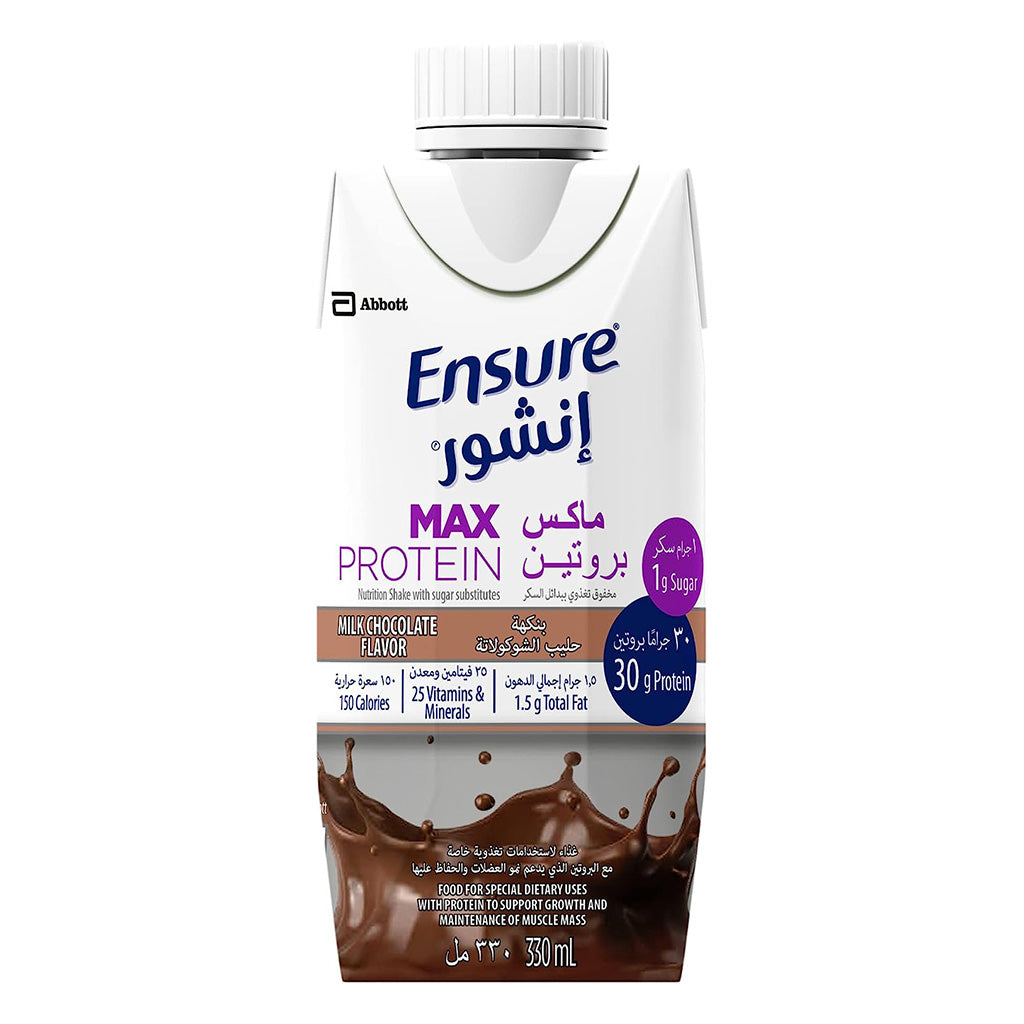 Ensure Max Protein Nutrition Shake Milk Chocolate 330 mL - Easy Pharmacy LLC