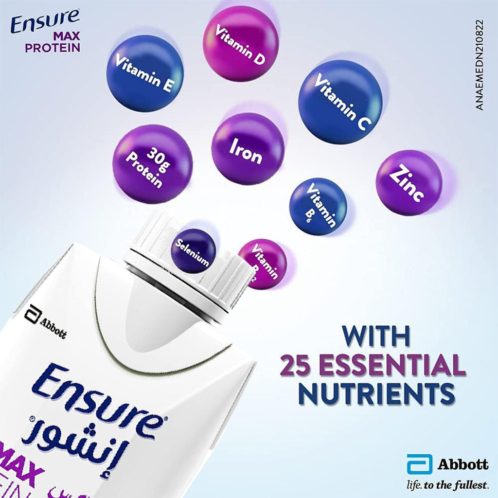 Ensure Max Protein Nutrition Shake Milk Chocolate 330 mL - Easy Pharmacy LLC