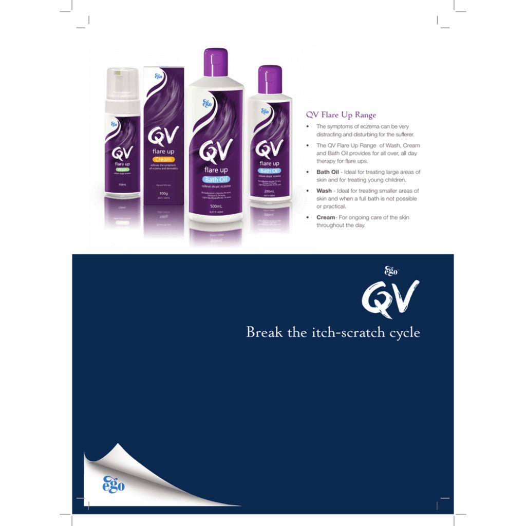 Ego QV Flare Up Cream For Eczema And Dermatitis Flare Up 100 g - Easy Pharmacy LLC