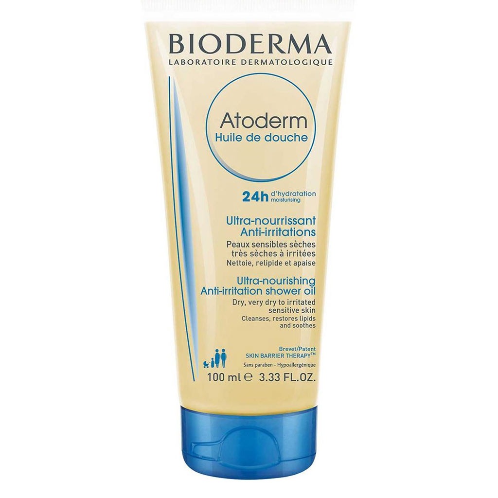 Bioderma Atoderm Nourishing Anti irritation Shower Oil For Irritated And Dry Sensitive Skin 100ml - Easy Pharmacy LLC