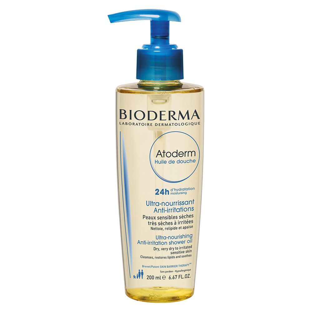 Bioderma Atoderm Nourishing Anti irritation Shower Oil For Irritated And Dry Sensitive Skin 200ml - Easy Pharmacy LLC