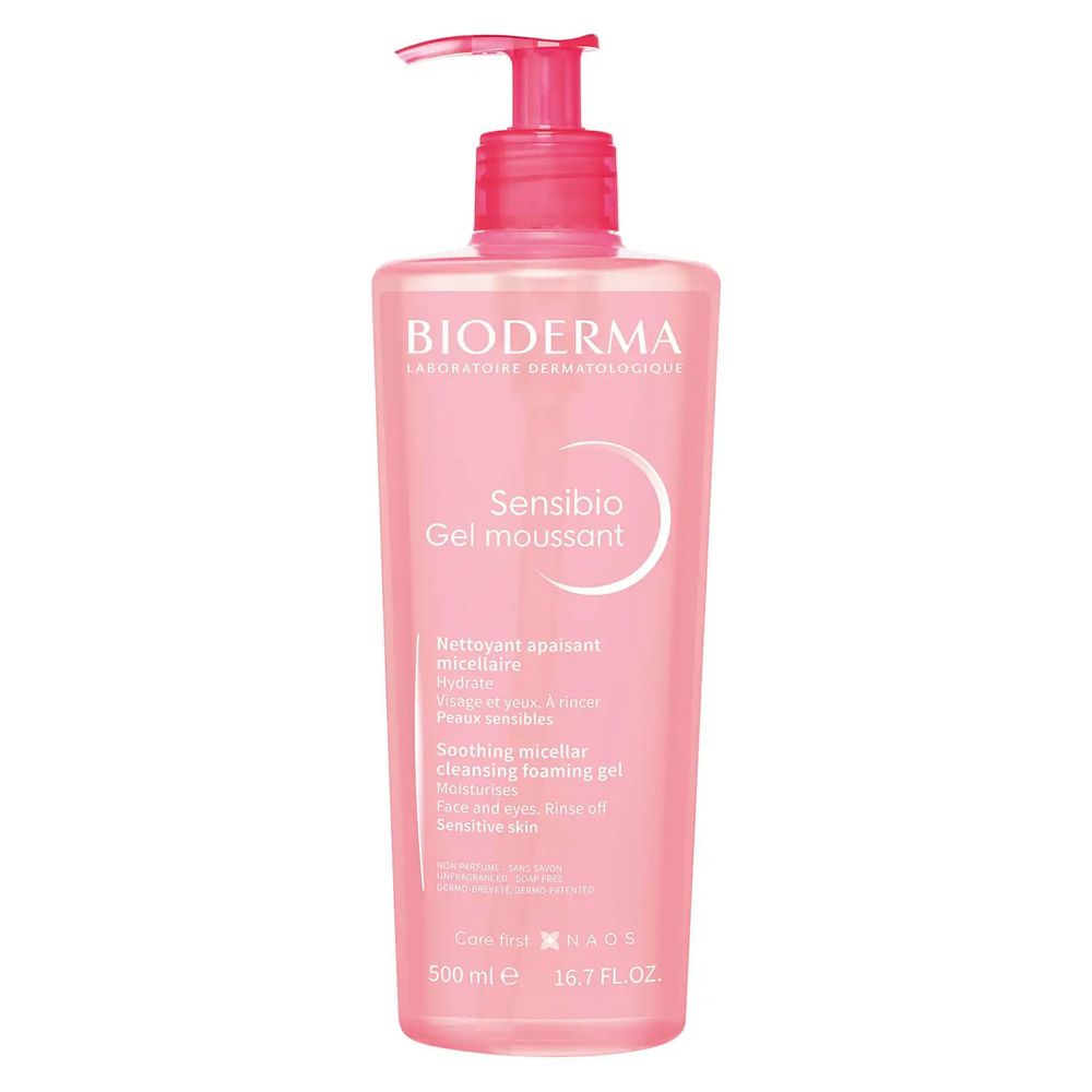 Bioderma Sensibio Soothing Micellar Cleansing Foaming Gel For Sensitive Skin 500 mL - Easy Pharmacy LLC