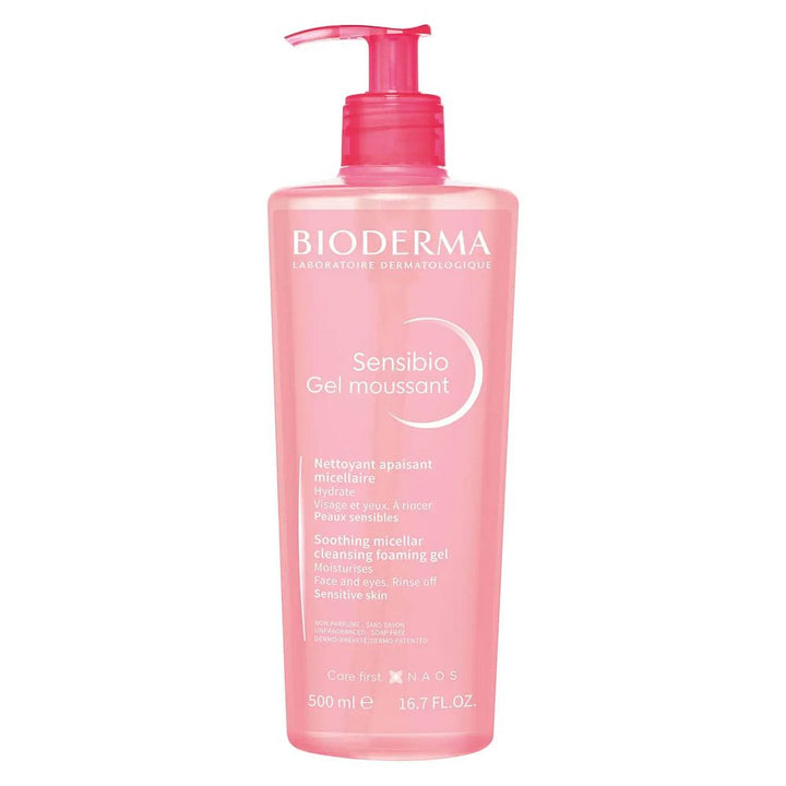 Bioderma Sensibio Soothing Micellar Cleansing Foaming Gel For Sensitive Skin 500 mL - Easy Pharmacy LLC