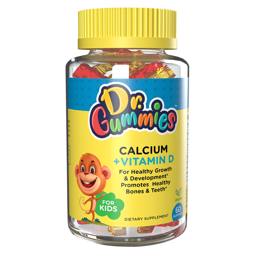 Dr. Gummies Kids Calcium + Vitamin D Gummies For Healthy Bone & Teeth, Pack of 60's - Easy Pharmacy LLC