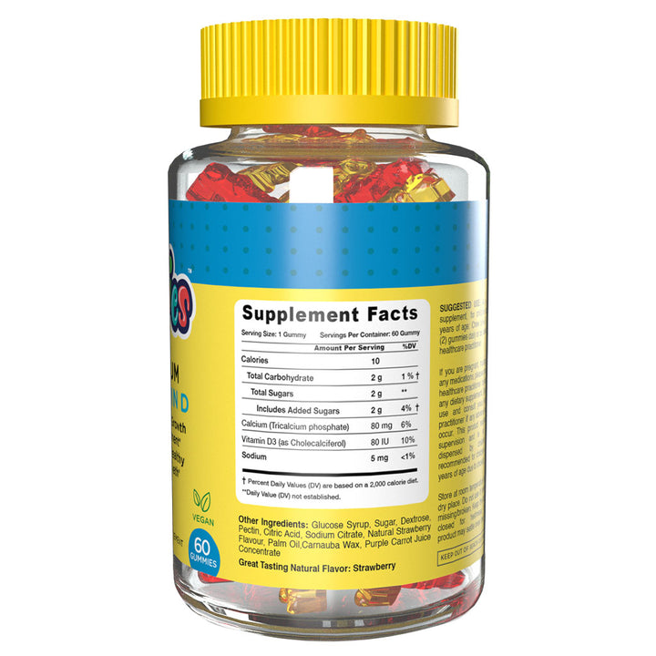 Dr. Gummies Kids Calcium + Vitamin D Gummies For Healthy Bone & Teeth, Pack of 60's - Easy Pharmacy LLC