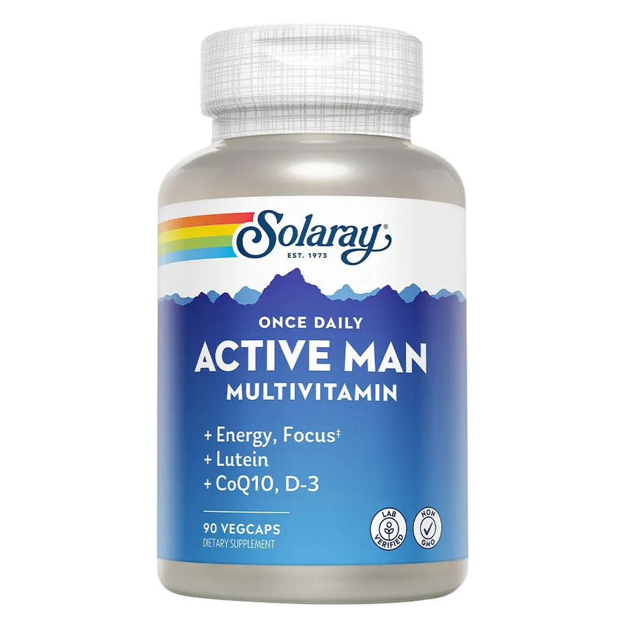 Solaray Once Daily Active Man Multivitamin 90 Capsules