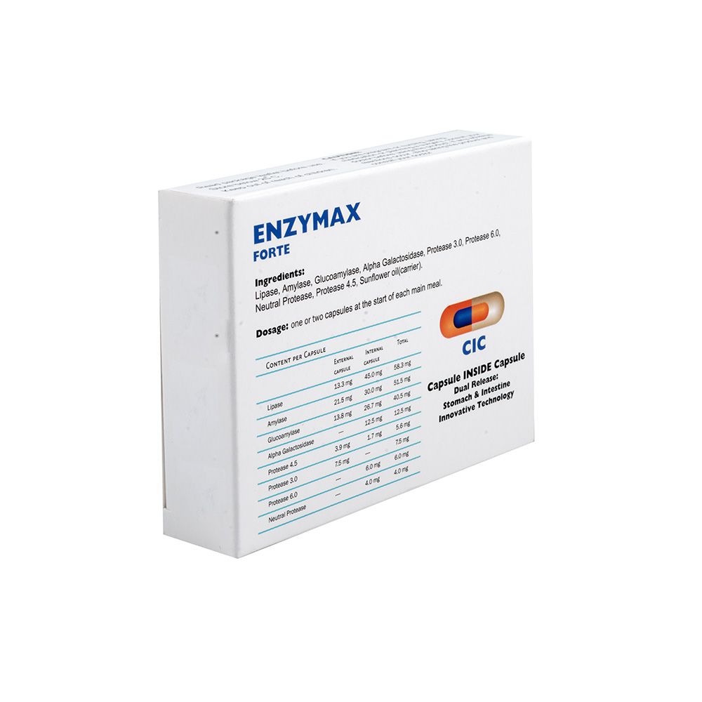 Enzymax Forte Capsules 20's - Easy Pharmacy LLC