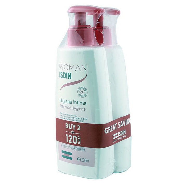 Isdin Woman Intimate Hygiene Gel 200 mL 2's PROMO - Easy Pharmacy LLC