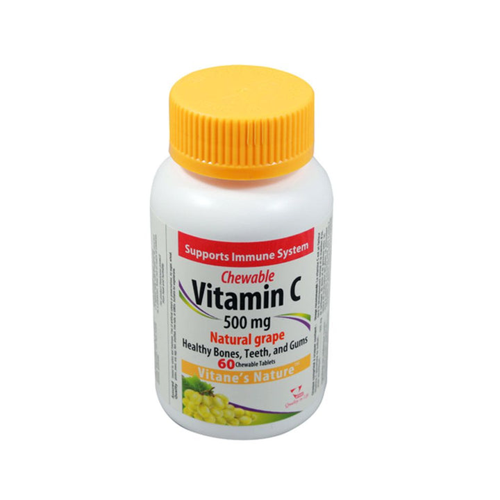 Vitane's Nature Vitamin C 500 mg Grape Chewable Tablets 60's - Easy Pharmacy LLC