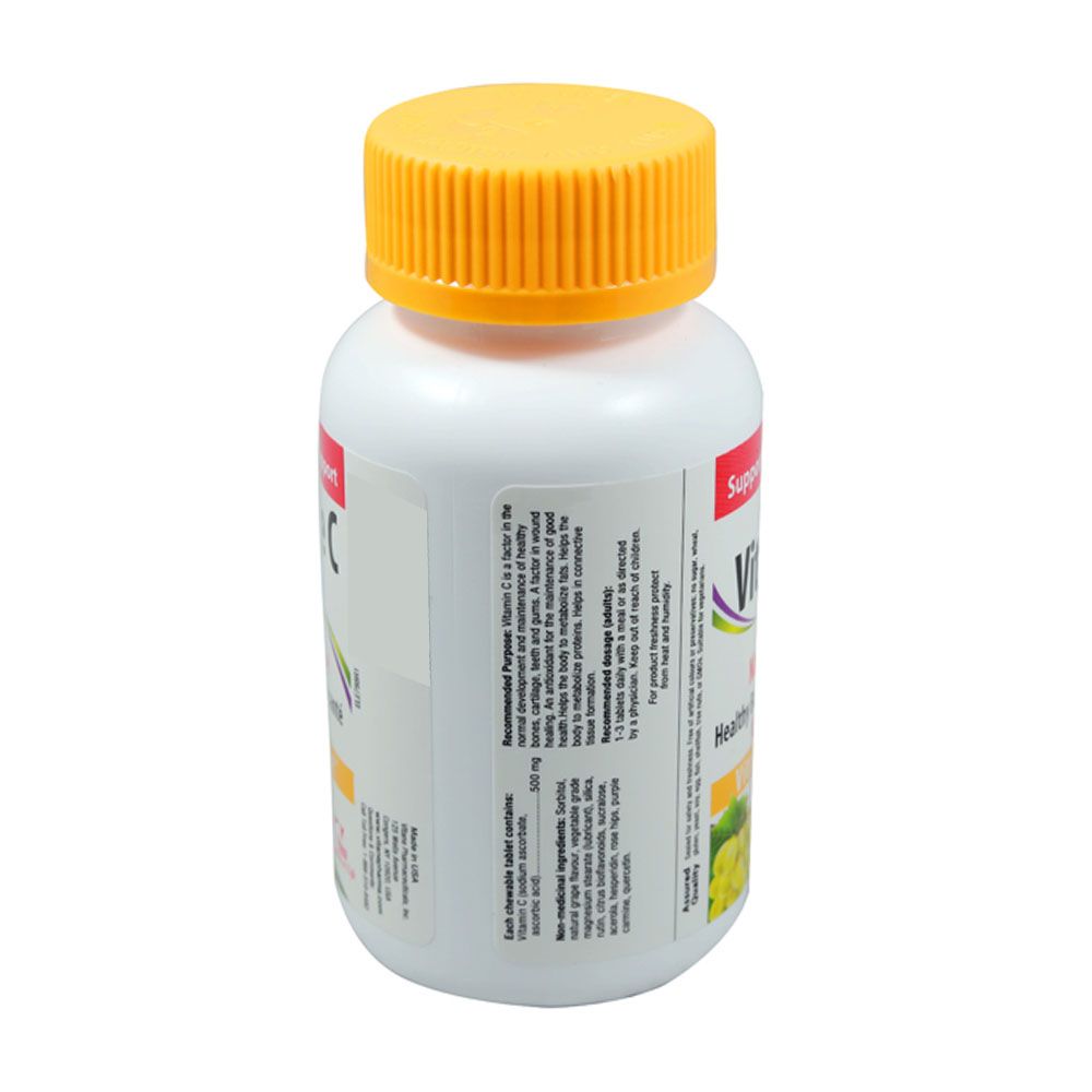Vitane's Nature Vitamin C 500 mg Grape Chewable Tablets 60's - Easy Pharmacy LLC
