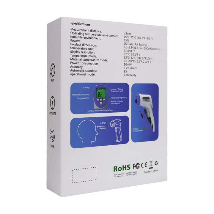 CareTouch Digital Non-Contact Forehead Infrared Thermometer - Easy Pharmacy LLC
