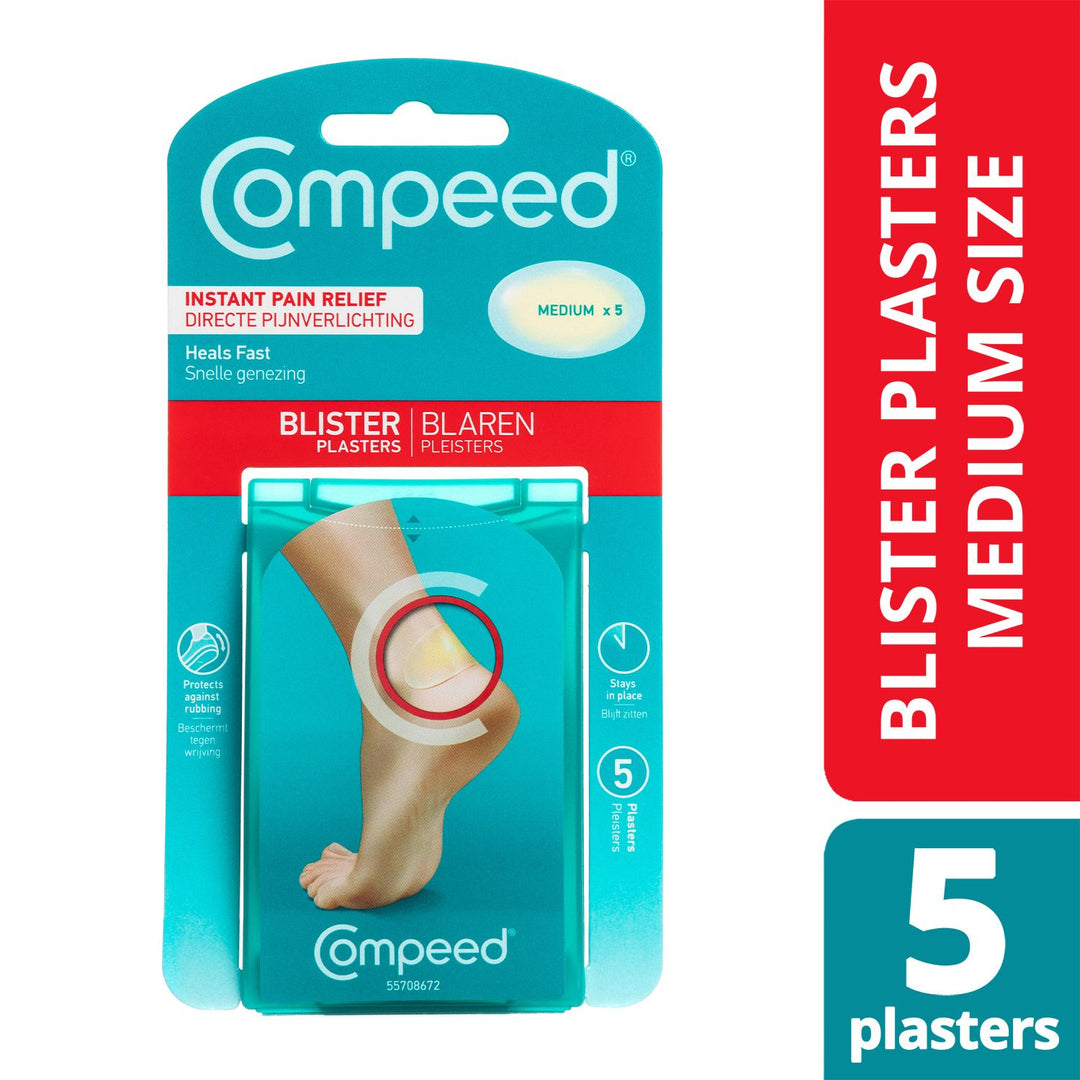 Compeed Hydrocolloid Blister Plasters Medium 5's - Easy Pharmacy LLC
