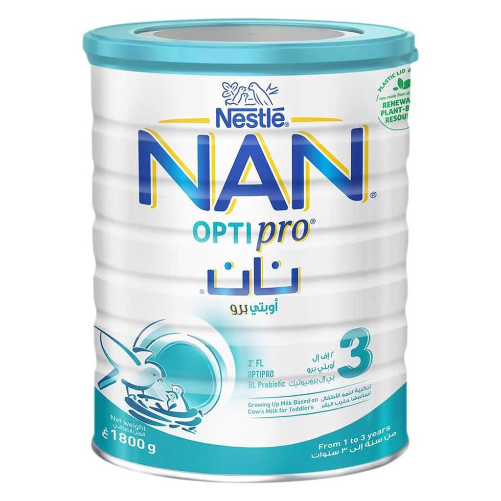 Nestle NAN Optipro Stage 3 Toddlers Milk Formula For 1 To 3 Years 1800g - Easy Pharmacy LLC