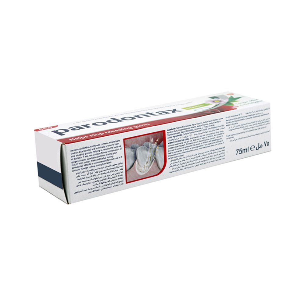 Parodontax Herbal Ginger, Mint & Eucalyptus Toothpaste 75 mL - Easy Pharmacy LLC