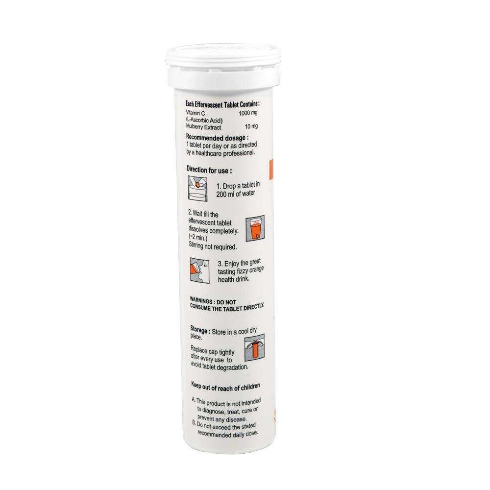 Naslab Vitamin C 1000 mg Effervescent Tablets 20's - Easy Pharmacy LLC
