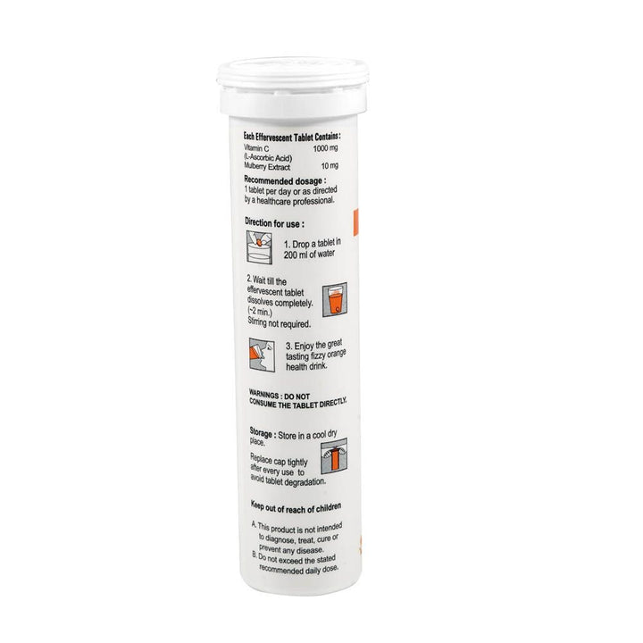 Naslab Vitamin C 1000 mg Effervescent Tablets 20's - Easy Pharmacy LLC