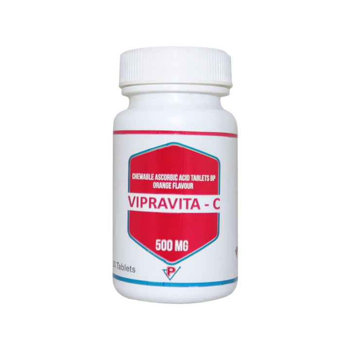 Vipravita-C Vitamin C 500 mg Chewable Tablets 30's - Easy Pharmacy LLC