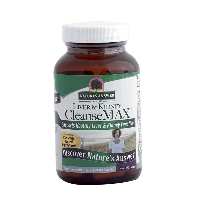 Nature's Answer Liver & Kidney Cleanse Max Vegetarian Capsules, Pack of 60's - Easy Pharmacy LLC