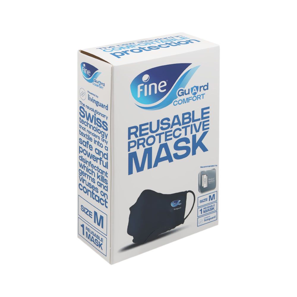 Fine Guard Comfort Reusable Protective Mask Medium 1's - Easy Pharmacy LLC