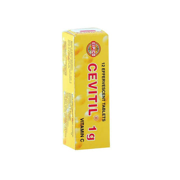 Cevitil 1g Vitamin C Effervescent Tablet 12's