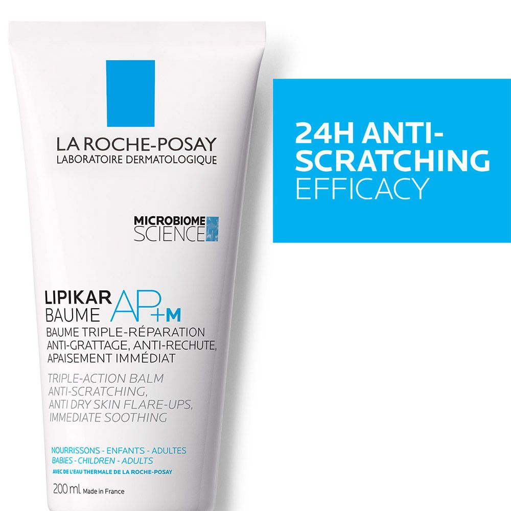 La Roche-Posay Lipikar Baume Ap+M Moisturizer For Atopic Eczema & Allergy-Prone Skin With Extreme Dryness 200ml - Easy Pharmacy LLC
