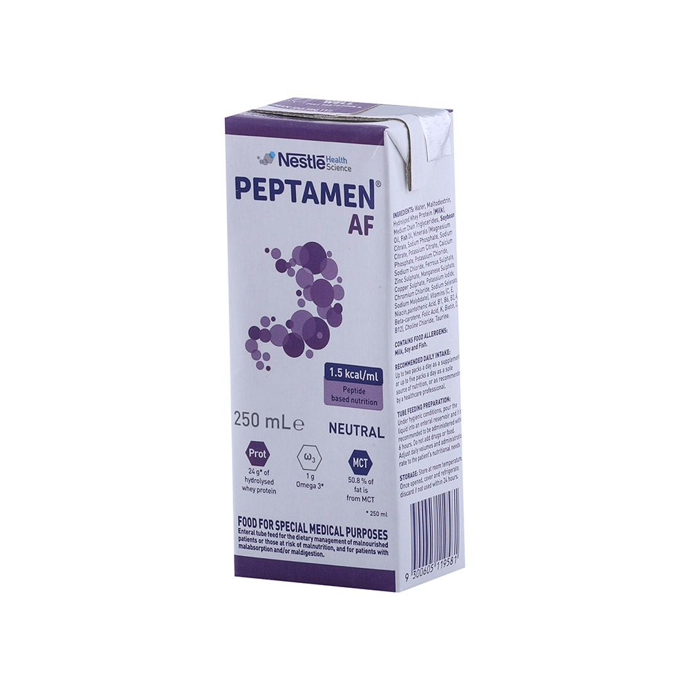 Nestle Peptamen AF Neutral Peptide Based Formula 250 mL - Easy Pharmacy LLC