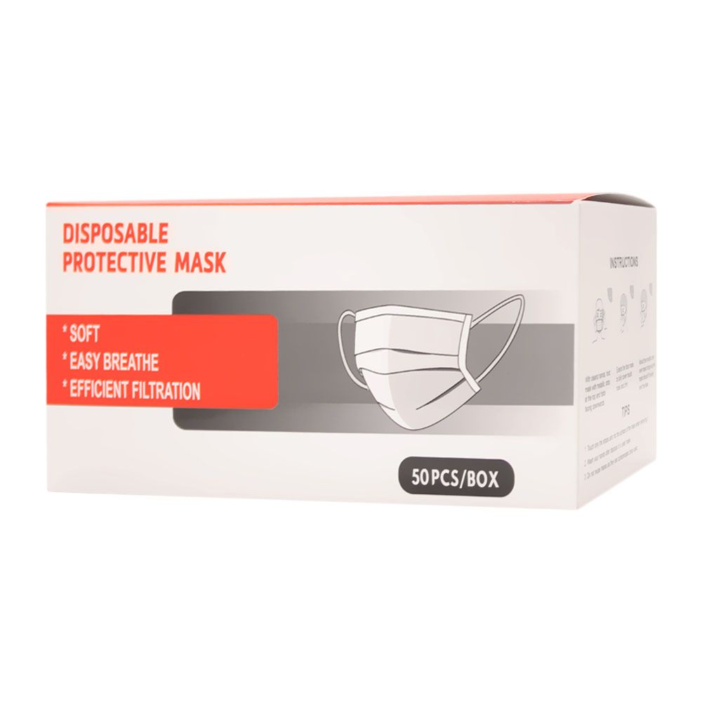 Al Fanous Disposable Protective Face Mask 50's - Easy Pharmacy LLC