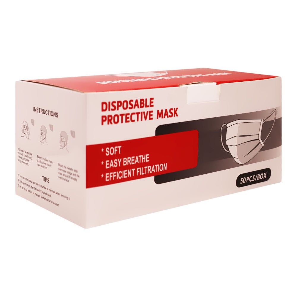 Al Fanous Disposable Protective Face Mask 50's - Easy Pharmacy LLC