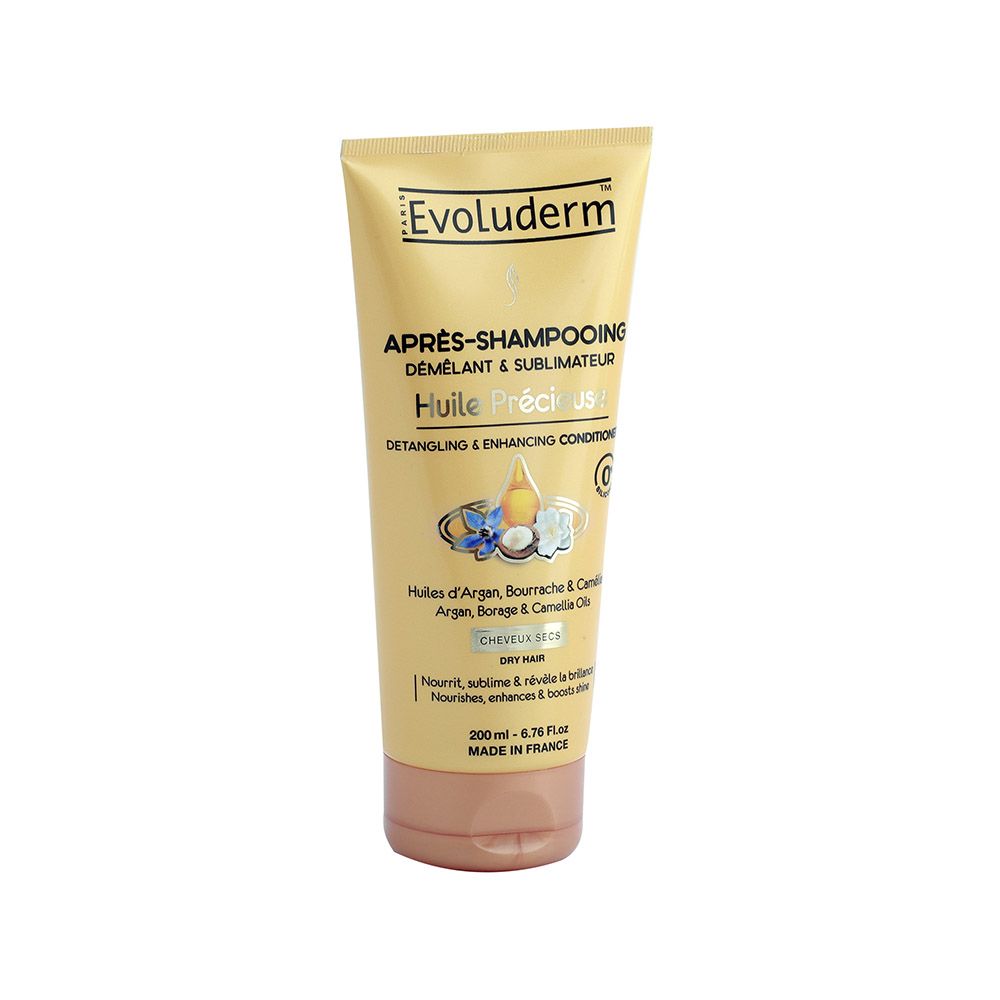 Evoluderm Huile Precieuse Detangling & Enhancing Condtioner 200 mL - Easy Pharmacy LLC