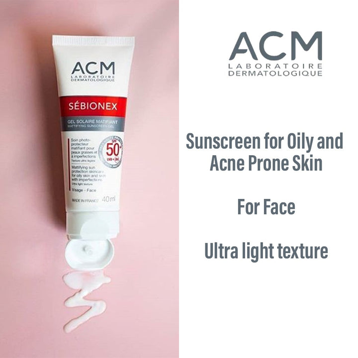 ACM Sebionex SPF50+ Mattifying Sunscreen Gel 40ml - Easy Pharmacy LLC