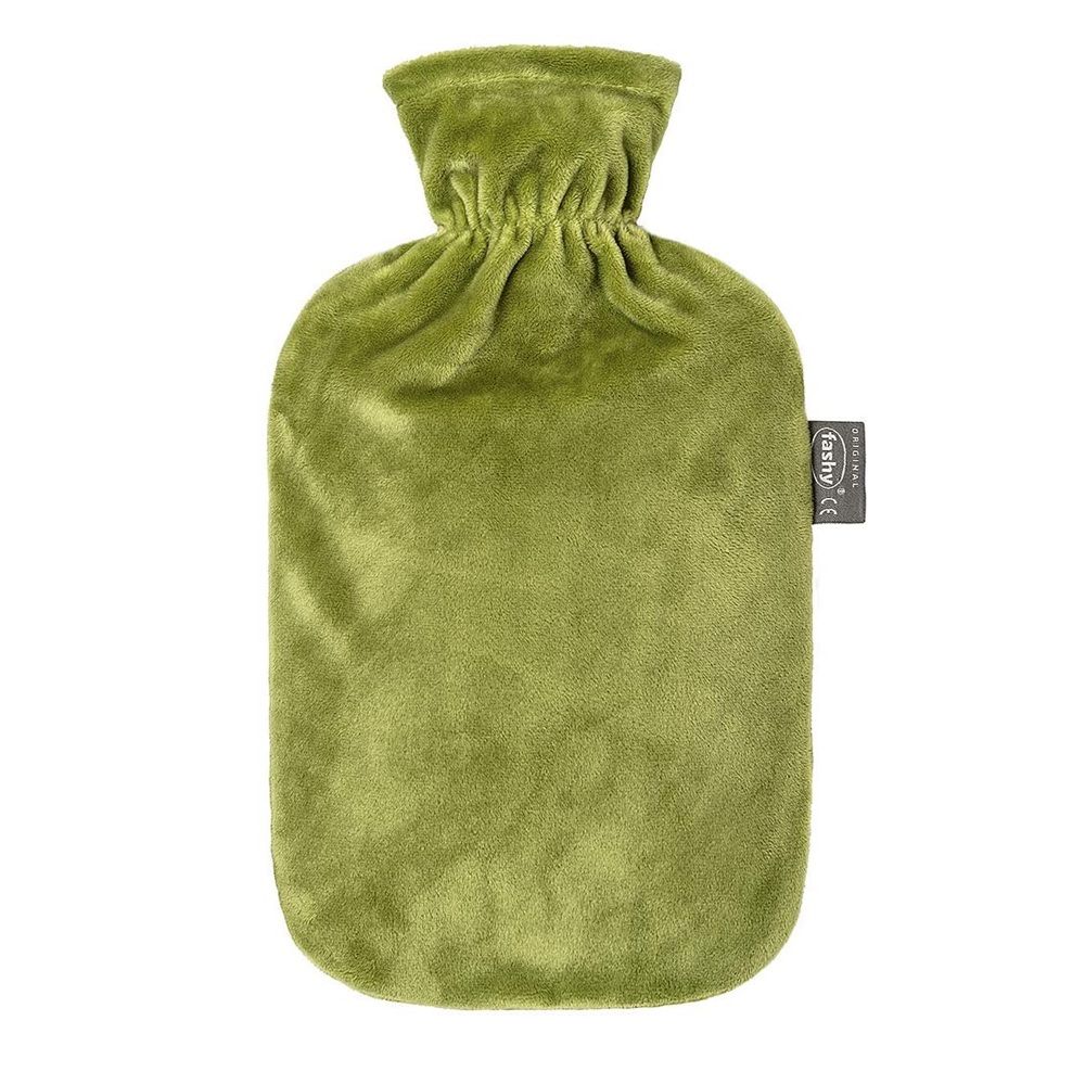 Fashy Hot Water Bag Velour Cover Green Glow 2.0L 6712-66 - Easy Pharmacy LLC