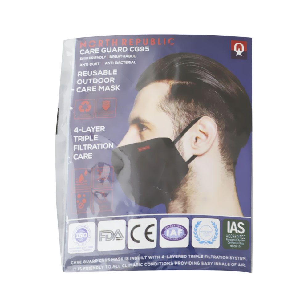 North Republic Care Guard Reusable Face Mask 1's - Easy Pharmacy LLC