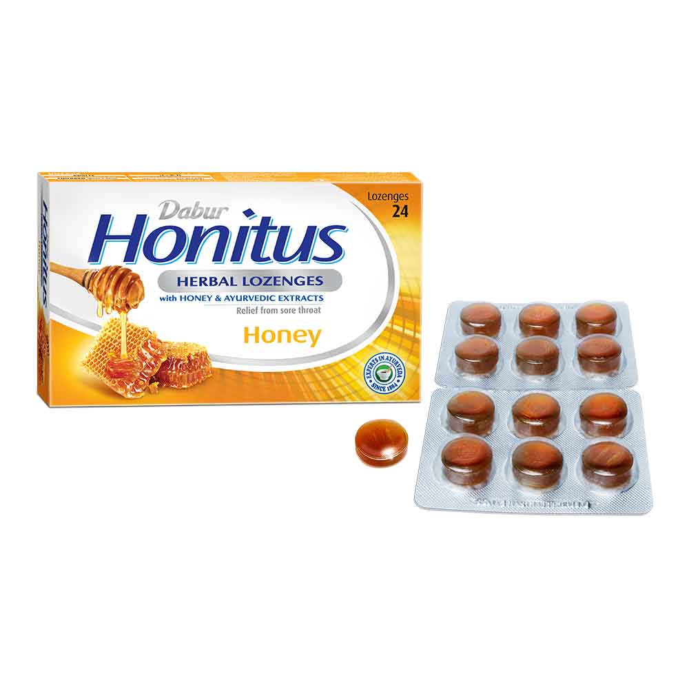 Dabur Honitus Herbal Lozenges Honey 24's - Easy Pharmacy LLC