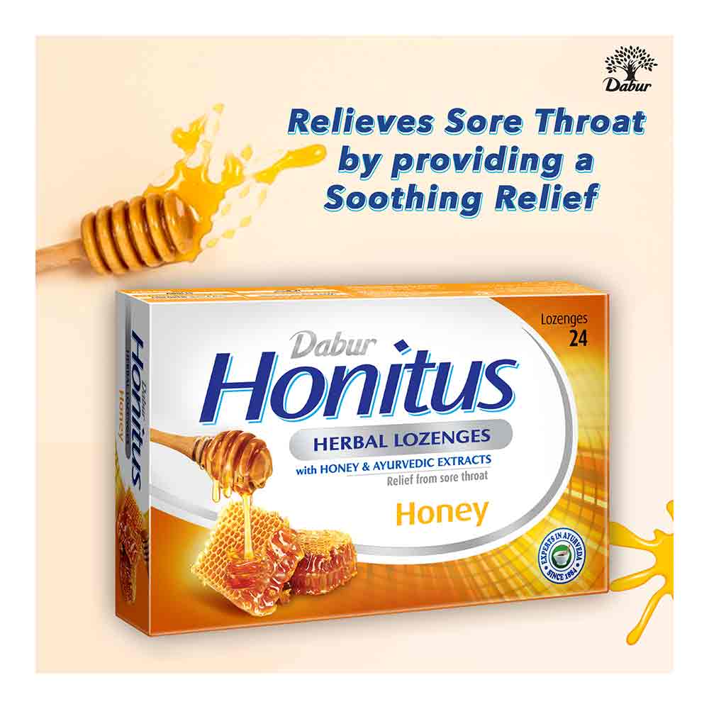Dabur Honitus Herbal Lozenges Honey 24's - Easy Pharmacy LLC