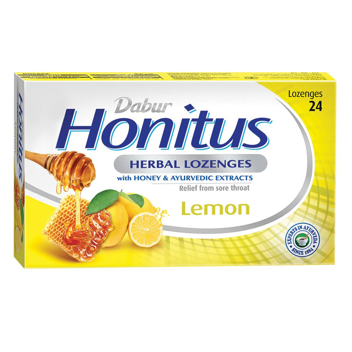 Dabur Honitus Herbal Lozenges Lemon 24's - Easy Pharmacy LLC