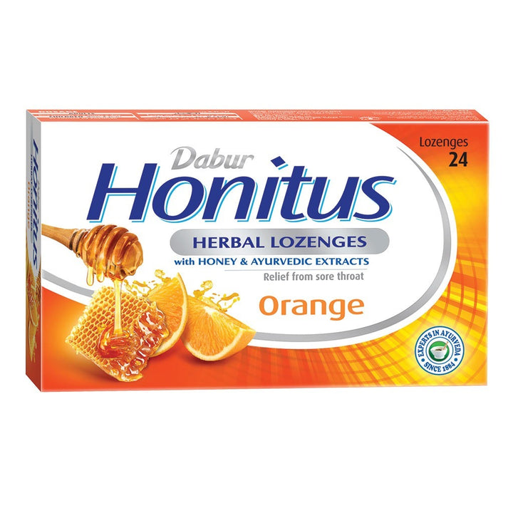 Dabur Honitus Herbal Lozenges Orange 24's - Easy Pharmacy LLC