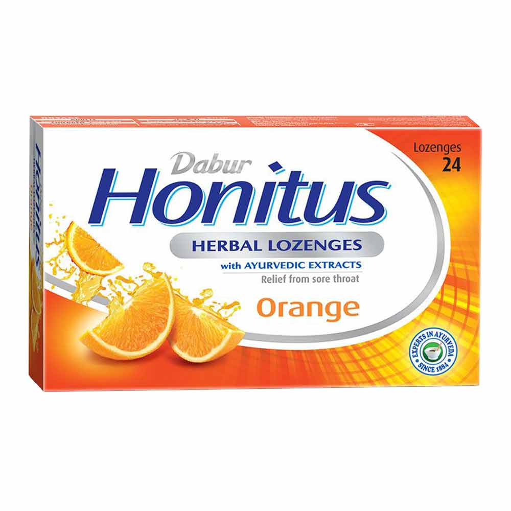 Dabur Honitus Herbal Lozenges Orange 24's - Easy Pharmacy LLC