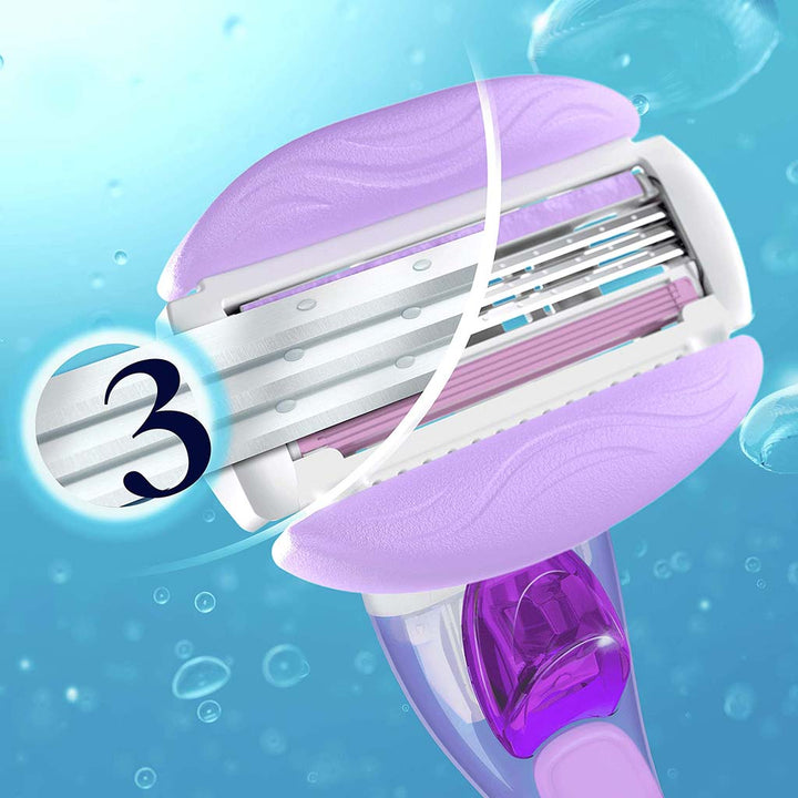 Gillette Venus Comfortglide Breeze Women's Razor, Pack of 1 Handle + 2 Blades - Easy Pharmacy LLC