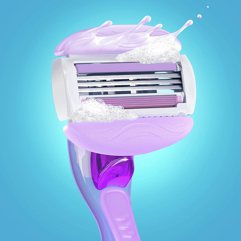 Gillette Venus Comfortglide Breeze Women's Razor, Pack of 1 Handle + 2 Blades - Easy Pharmacy LLC