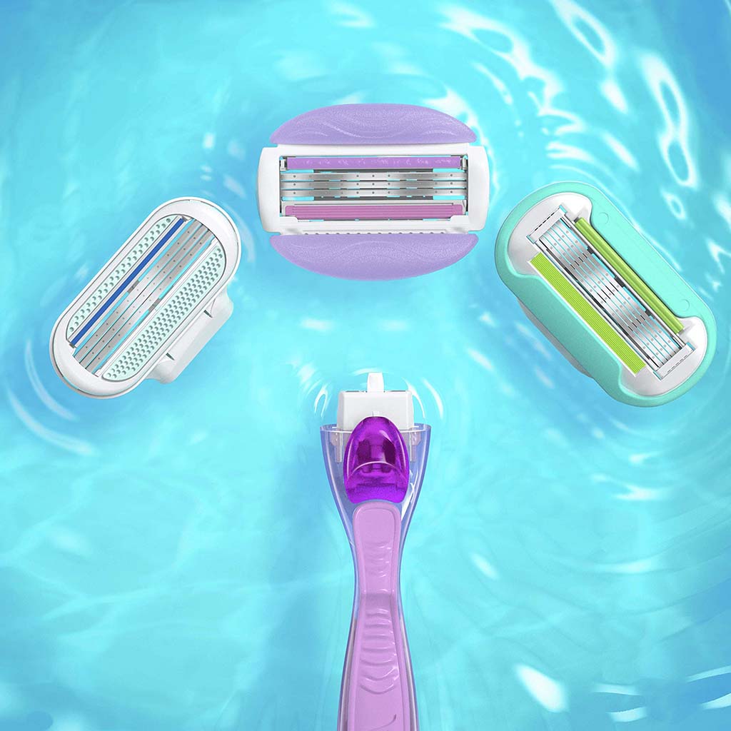Gillette Venus Comfortglide Breeze Women's Razor, Pack of 1 Handle + 2 Blades - Easy Pharmacy LLC
