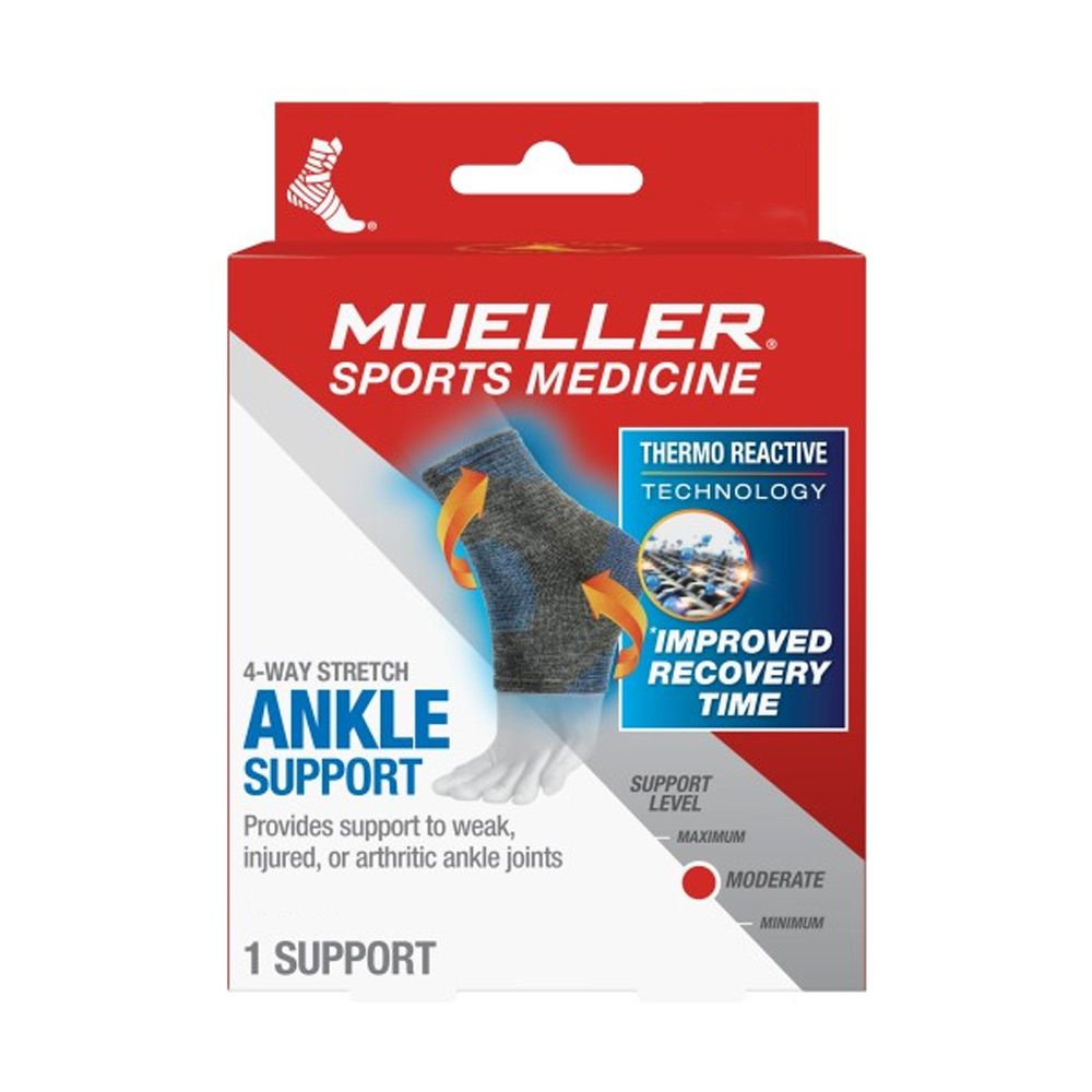 Mueller 4-Way Stretch Knit Ankle Support SM/MD 64128 - Easy Pharmacy LLC