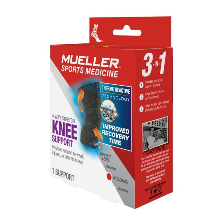 Mueller 4-Way Stretch Knit Knee Support LG/XL 64425 - Easy Pharmacy LLC