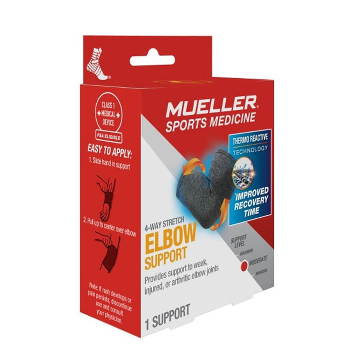 Mueller 4-Way Stretch Knit Elbow Support MD/LG 67129 - Easy Pharmacy LLC